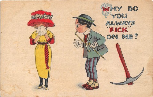Postcard comic why do you - comic,